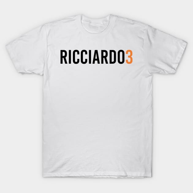 Daniel Ricciardo 3 Design 2021 T-Shirt by GreazyL